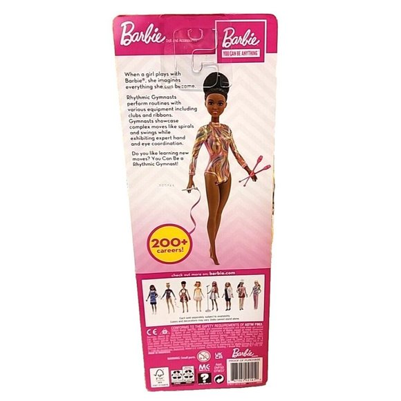 Barbie Rhythmic Gymnast You Can Be Anything Career African American Doll NEW - Picture 2 of 5